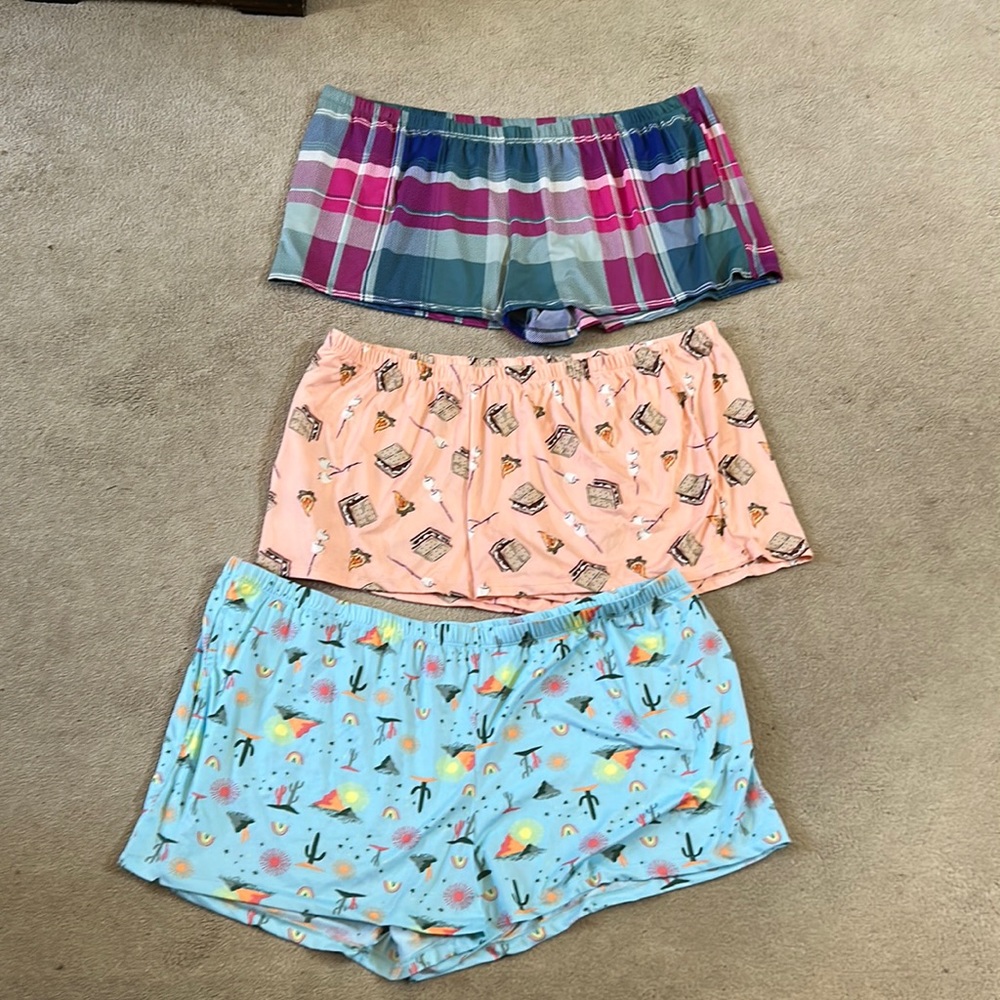 Pajama shorts set bundle
